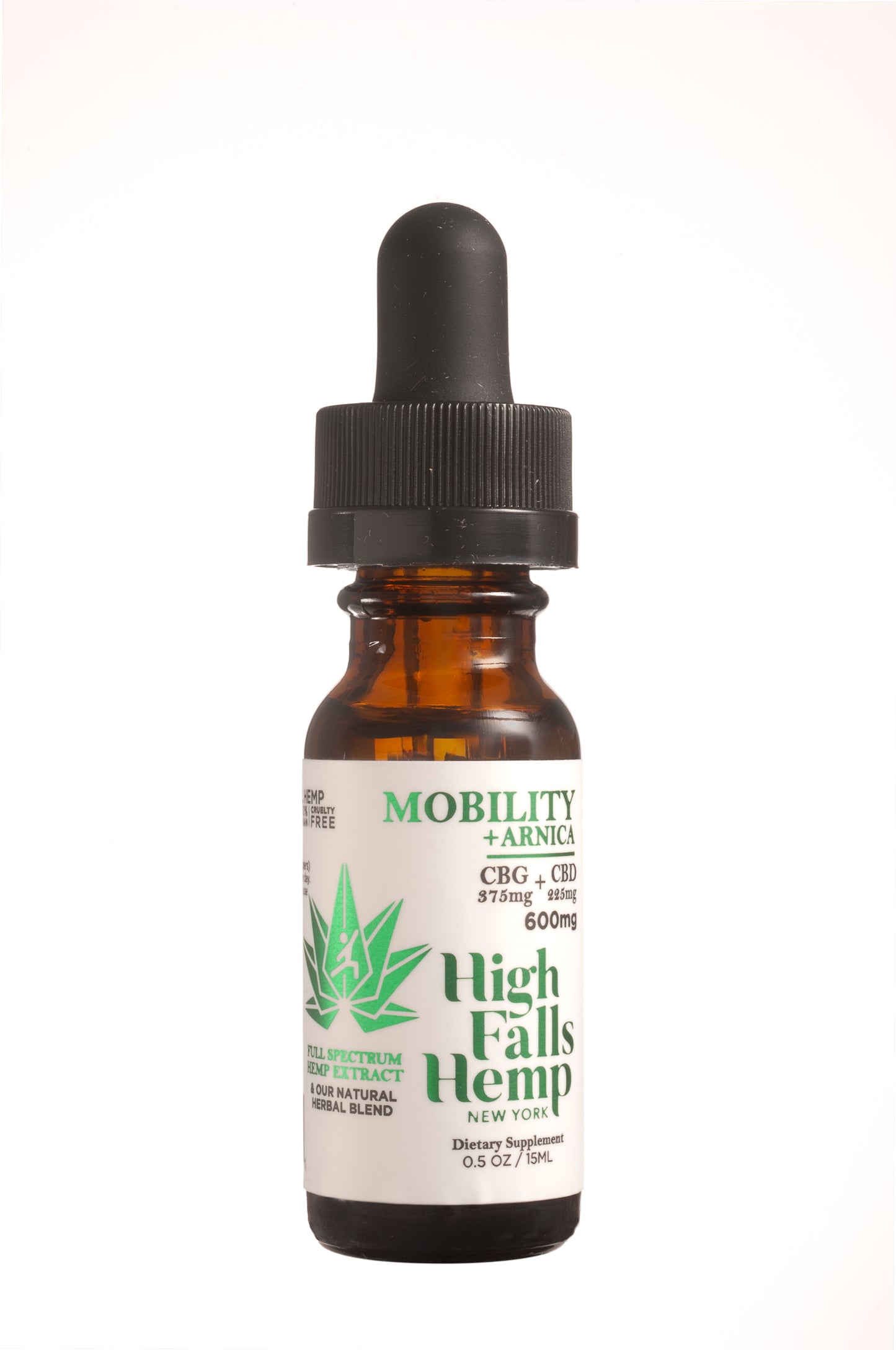 mobility 600 mg 25mg CBG:15 mg ,CBD 5:3 + Arnica tincture made with full spectrum hemp extract -15ml/0.5 oz